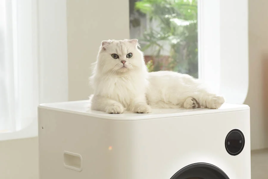 self cleaning litter box for large cats