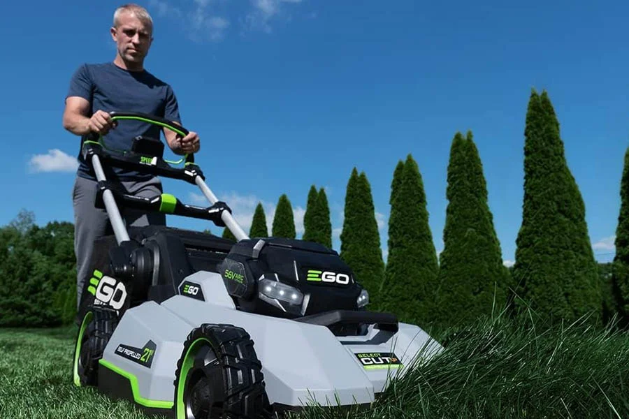 small battery operated lawn mower