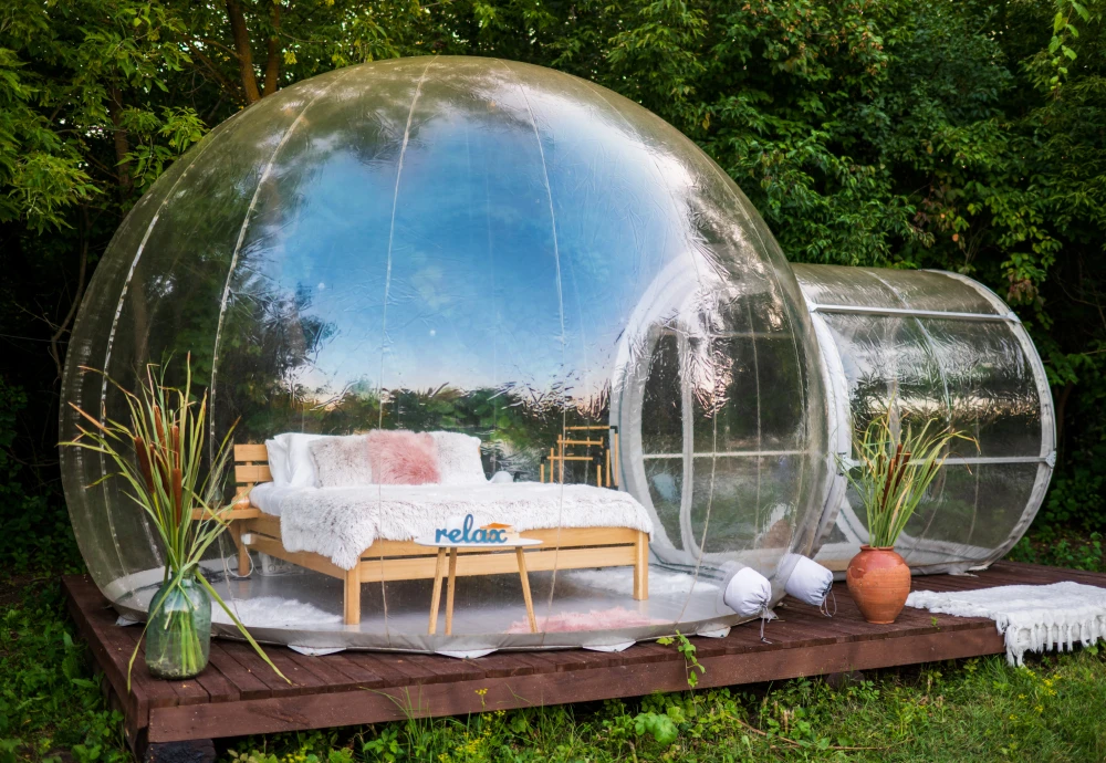 bubble crystal tent